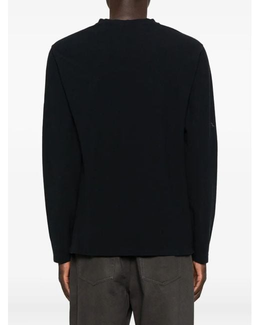 Stone Island Black Long Sleeve T-Shirt for men