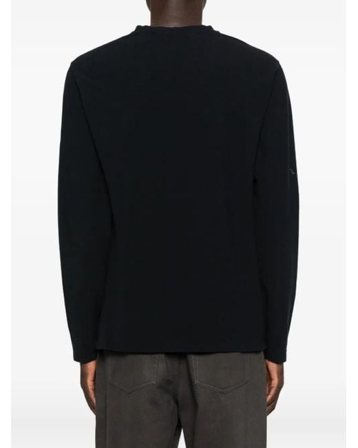 Stone Island Black Long Sleeve T-Shirt for men