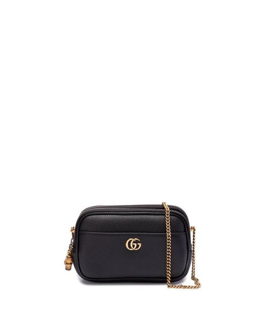 Gucci Black `Bamboo Puller` Mini Bag
