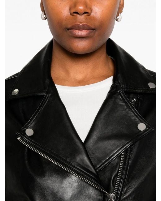 Bully Black Leather Jacket