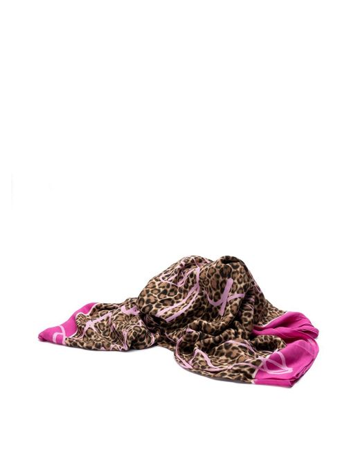 `Animalier` Foulard di Blugirl Blumarine in Pink