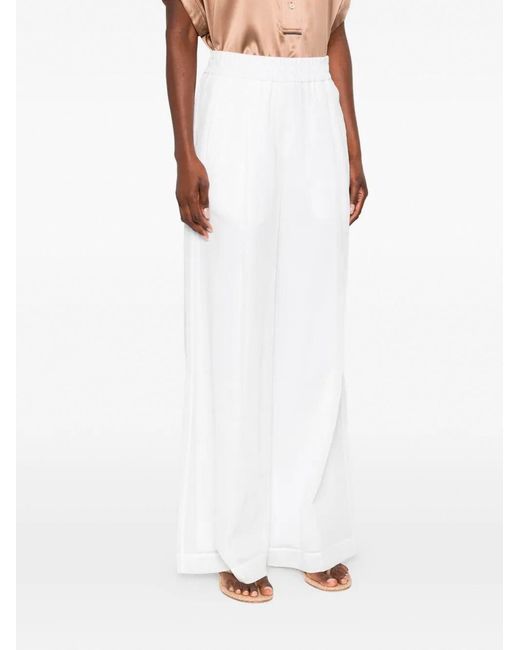 Brunello Cucinelli White Pants