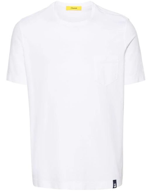 Drumohr White T-Shirt for men