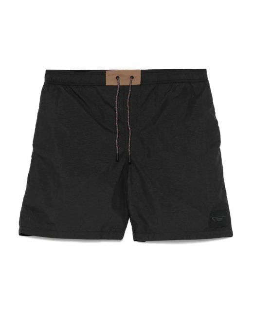 Sease Black 'Cod-3' Swim Shorts for men