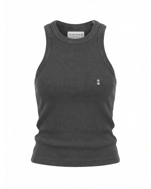 ICON DENIM Gray Luna Tank Top
