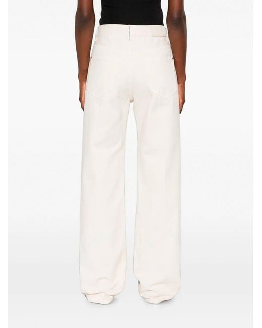 Brunello Cucinelli White Dyed Pants