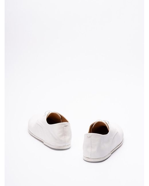 Marsèll White `Steccoblocco` Lace-Up Shoes