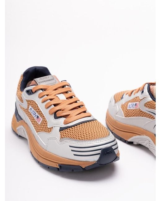Autry Multicolor Hyperway Panelled Sneakers for men