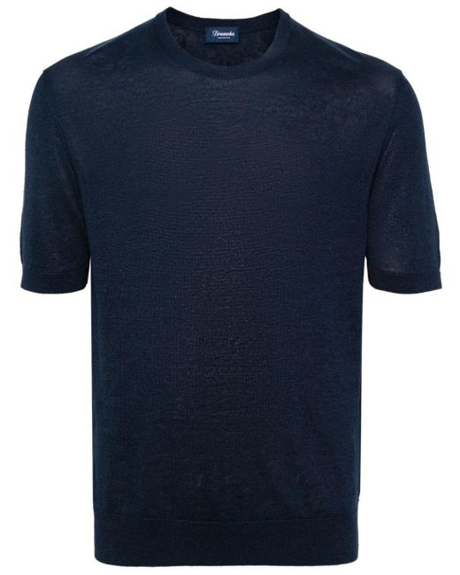 Drumohr Blue T-Shirt for men