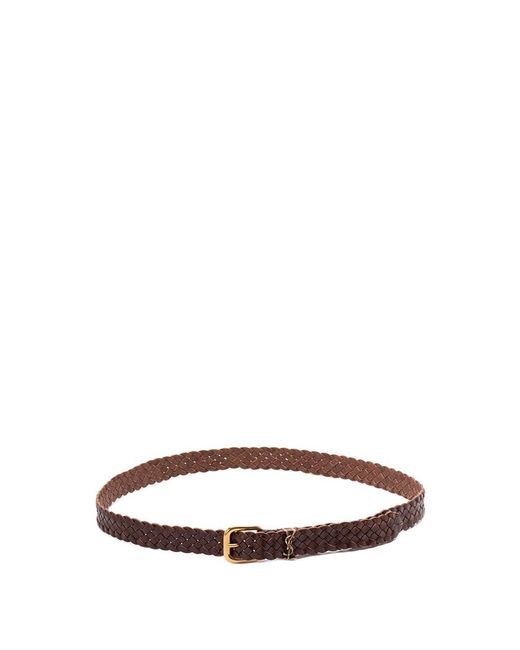 Saint Laurent White Belt for men