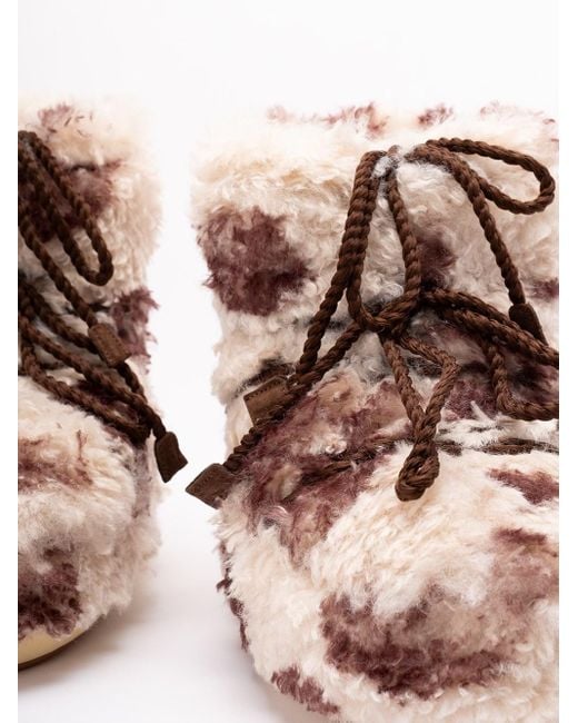 Moon Boot Pink 'Icon Low Curly' Boots