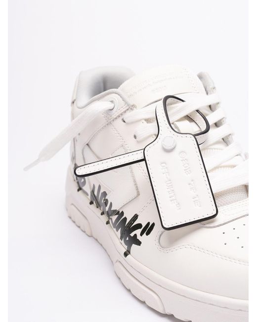 Off-White c/o Virgil Abloh White Off `Out Of Office` `For Walking` Sneakers for men