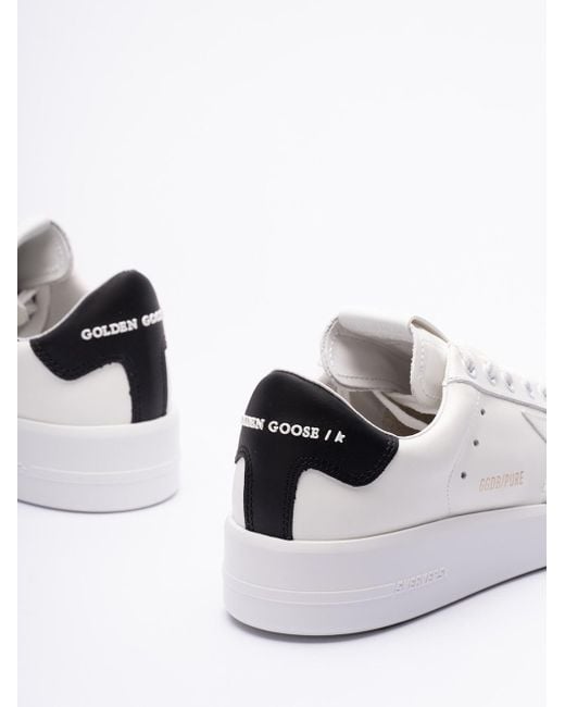 Golden Goose Deluxe Brand White `Pure Star` Sneakers