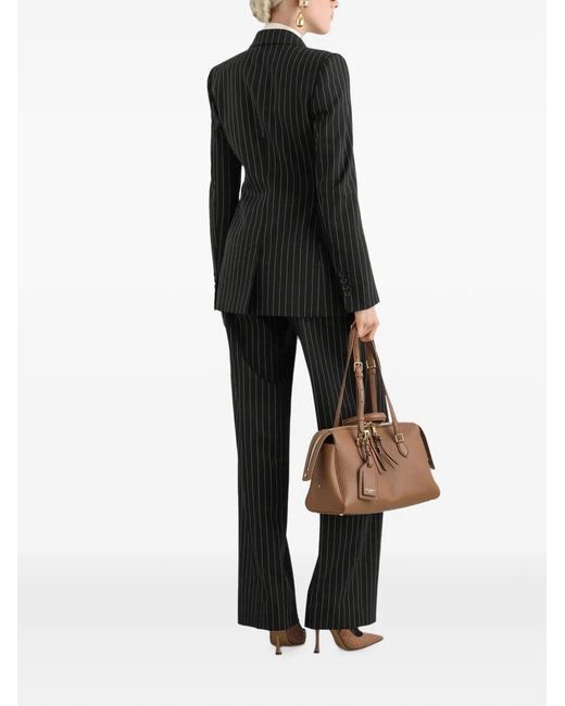 Dolce & Gabbana Black Pinstripe Pants