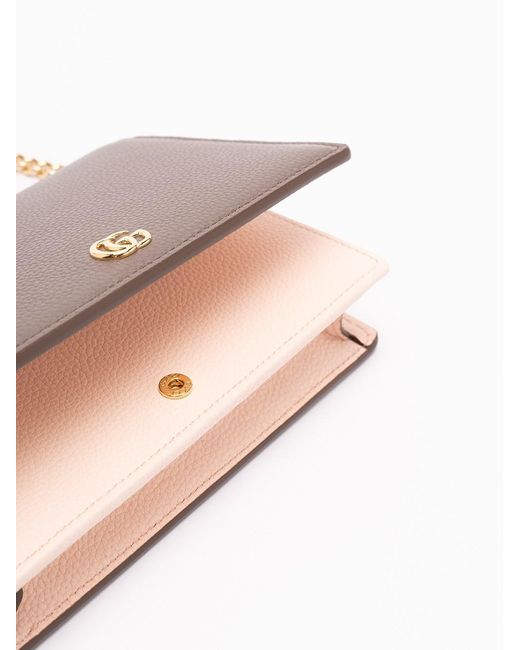 Gucci Gray 'Petite Marmont' Wallet