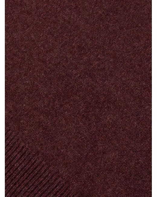 Brunello Cucinelli Purple Cashmere Sweater for men