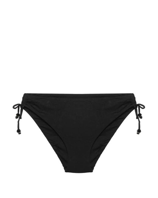 Twin Set Black `Oval T Logo` Bikini Slip