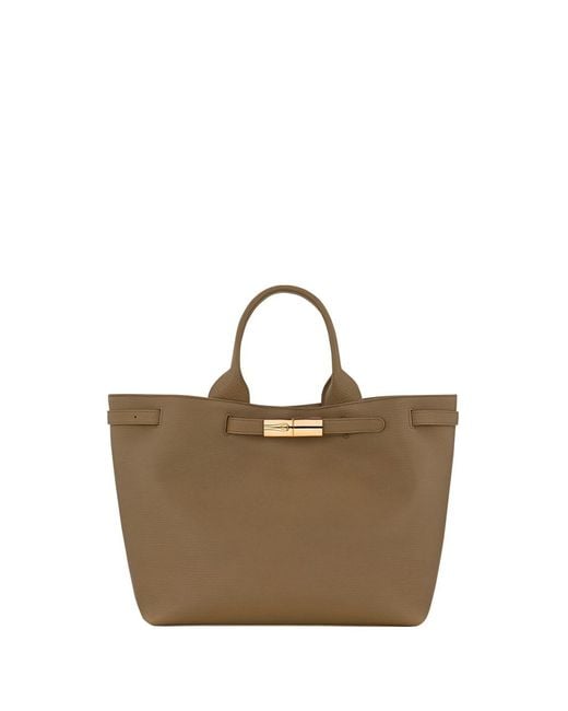 Longchamp Brown 'Le Smart Flow' Large Tote