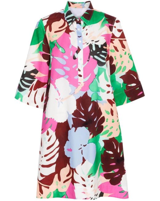 Sara Roka Multicolor `Jackalyn` Midi Dress