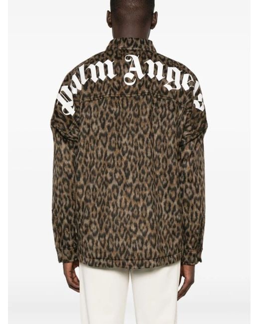 Palm Angels Brown "Sst Tt" Jacket for men