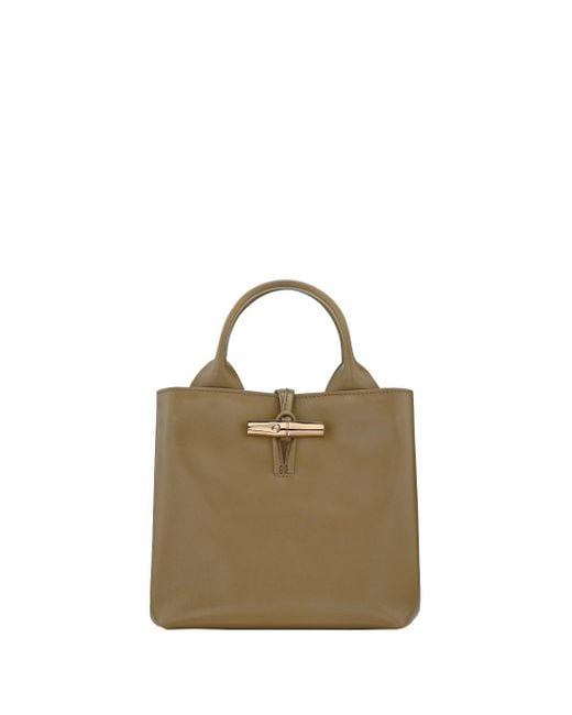 Longchamp Green 'Le Roseau Sleek' Small Handbag