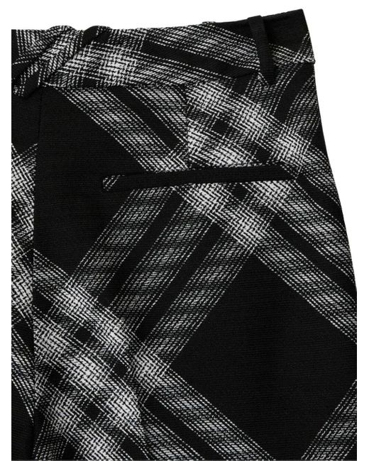 Pantaloni a quadri di Burberry in Black