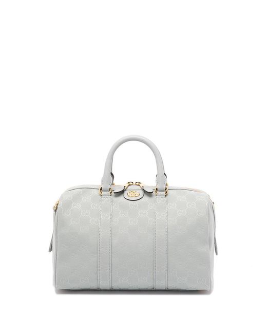 Gucci White 'Ophidia' Handbag