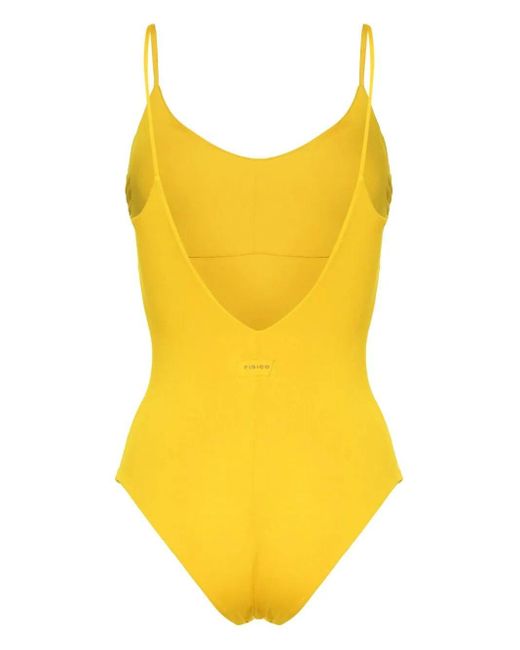 One-Piece Swimsuit di Fisico in Yellow