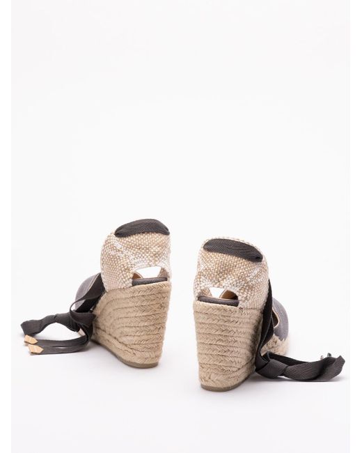 Castaner White 'Chiara/8/002' Wedge Espadrilles