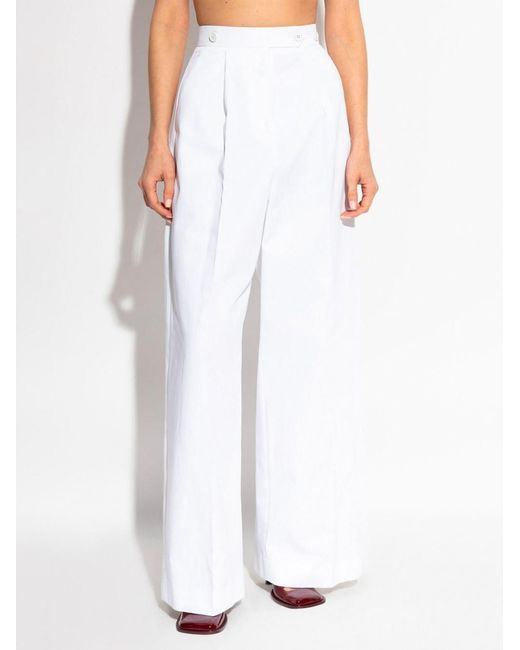 Givenchy White Tailored Trousers