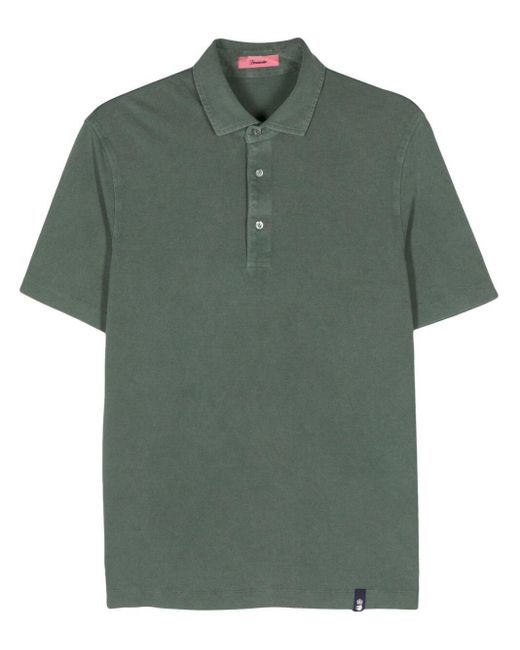 Polo Shirt di Drumohr in Green da Uomo
