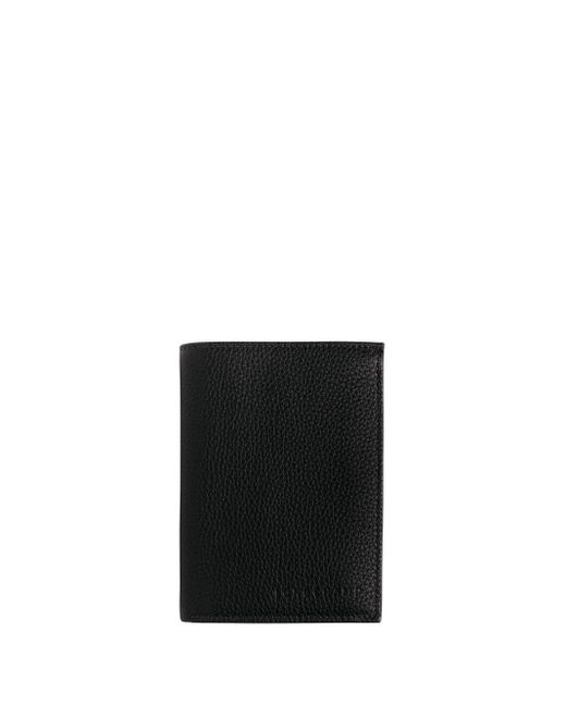 Longchamp Black Le Foulonné Wallet for men