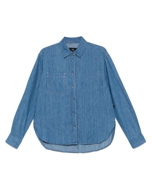 Camicia Easy di 7 For All Mankind in Blue