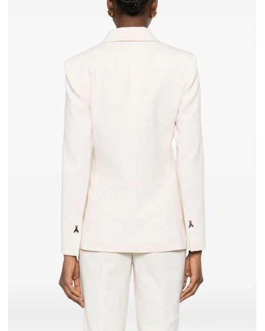 Patrizia Pepe White Slim Tailored Blazer