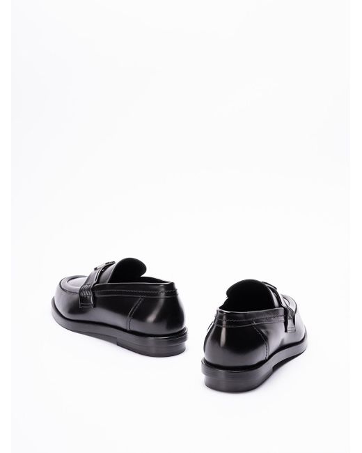 Loafers di Alexander McQueen in Black da Uomo