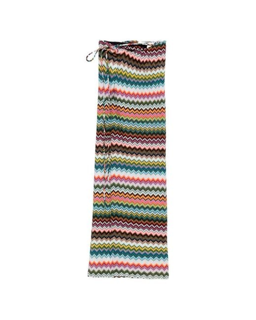 Missoni White Long Skirt