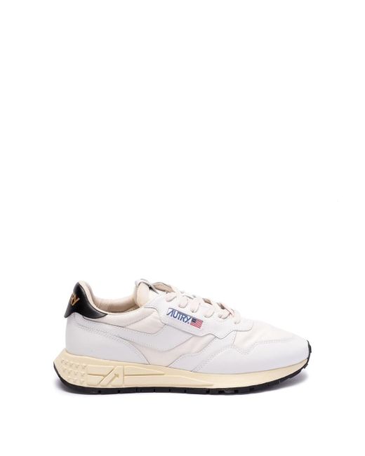 Autry White `Reelwind` Low-Top Sneakers for men