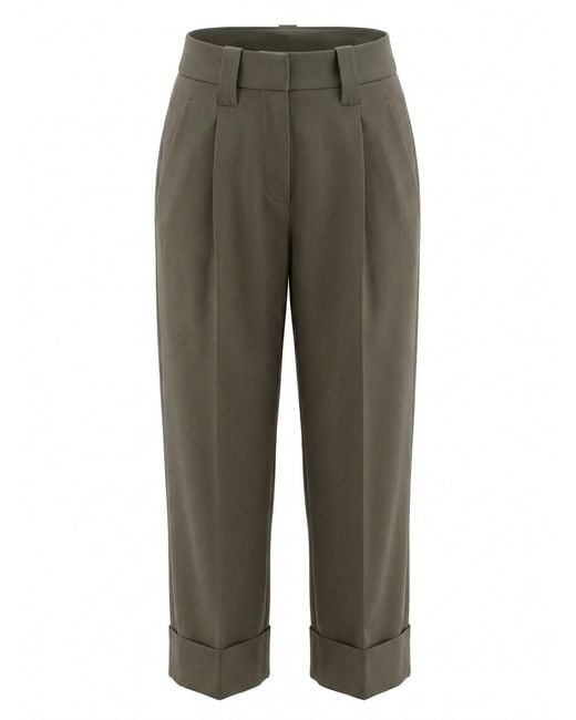 Brunello Cucinelli Green Pants