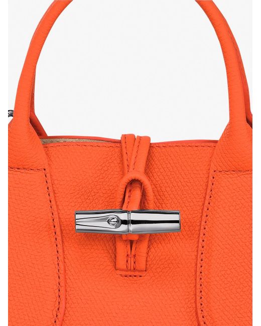 `Roseau` Small Handbag di Longchamp in Orange