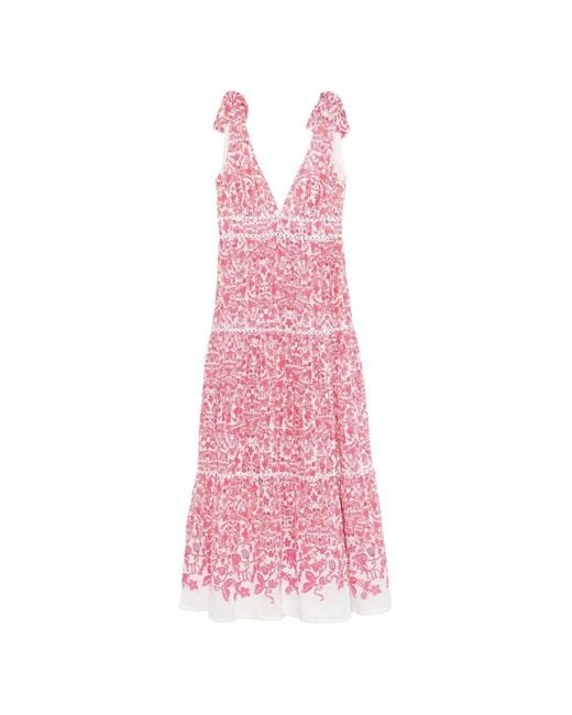 Poupette Pink Long Dress 'Perla'