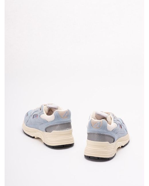 Autry White 'Hyperway Low' Sneakers