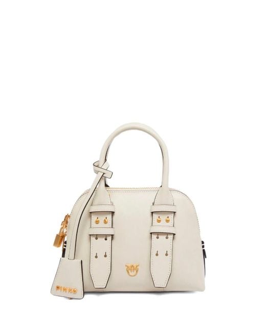 Pinko Natural Micro Zip Bowling Bag