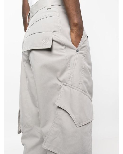 LOEWE Asymmetric Cargo Trousers | www.sugarbun.com