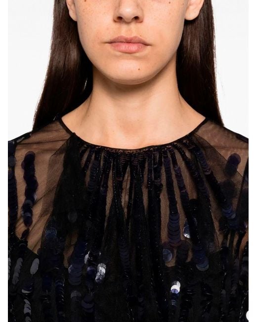 Alberta Ferretti Black Dress