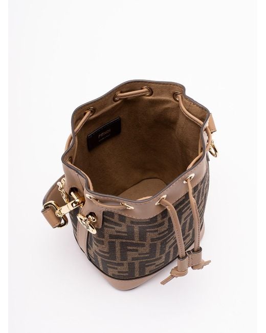 Fendi Brown 'Mon Tresor' Mini Bag