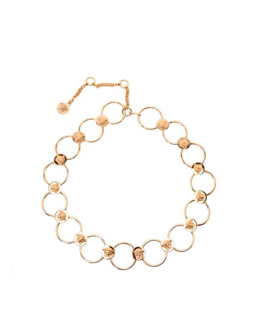 Versace Metallic Chain Belt