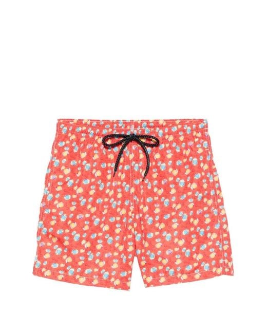 Drumohr Red Swim Shorts for men