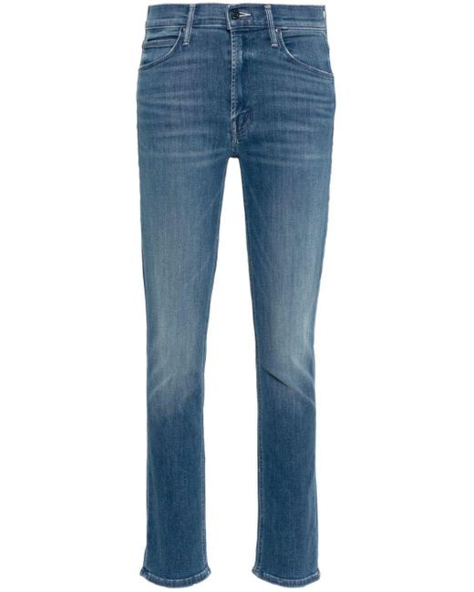 Mother Blue `The Mid Rise Dazzler Ankle` Cigarette Jeans