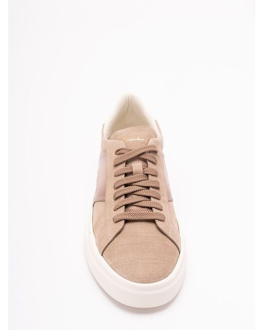 Santoni Pink 'Dbs Sf1' Sneakers for men