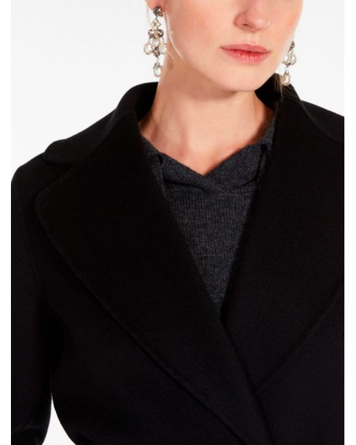Max Mara Black Maxmara 'S Poldo Coat